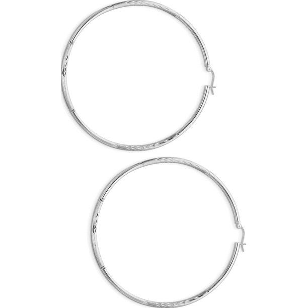 Perfect Jewelry Gift Sterling Silver Rhodium-plated Satin Finish Post Earrings Perfect Jewelry Gift Sterling Silver Rhodium-plated Satin Finish Post Earrings